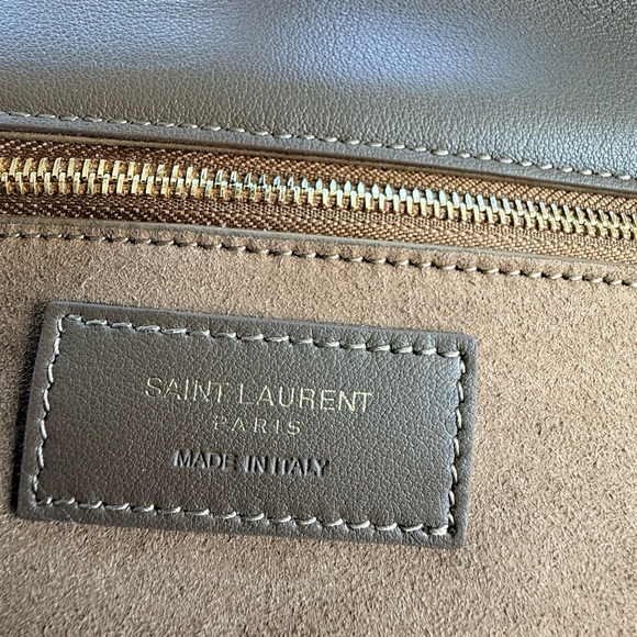 Yves Saint Laurent Camel Suede Tote - Picture 8 of 15